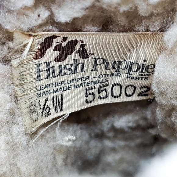 Hush Puppies Women Vintage Retro 90's Brown Suede Faux Shearling Boots Size 6.5 - Picture 6 of 11